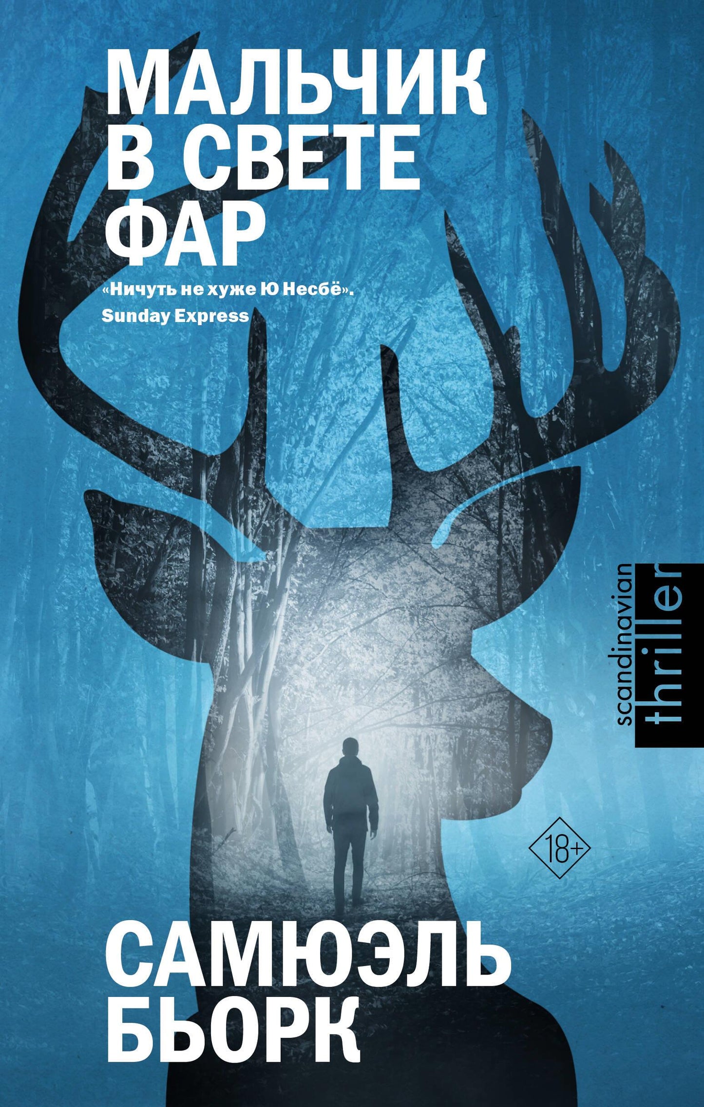 Мальчик в свете фар, обложка книги SOVABOOKS из жанра российской фантастики, мистики и триллера, изображение на обложке