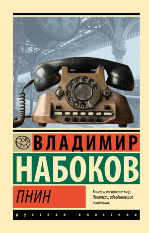 Книга "Пнин" В.В. Набокова, российский роман классической литературы, издание Sovabooks, изображение обложки на белом фоне