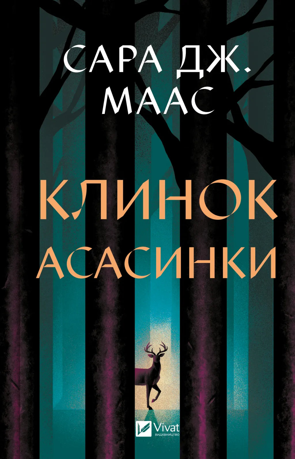 Клинок асасинки из украинской фантастической книги SOVABOOKS, изображение оружия на обложке художественной литературы