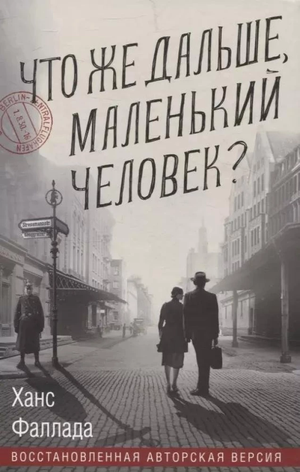 Обложка книги "Что же дальше, маленький человек?" Ганса Фаллады, российский художественный роман Sovabooks, изображение.