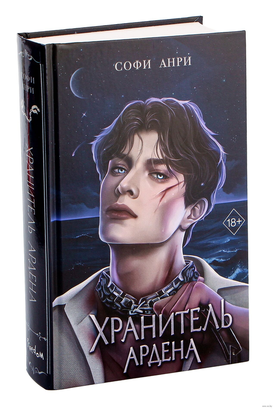 Хранитель Ардена от SOVABOOKS, изображение на белом фоне, стильный дизайн, металлическая рукоять и руны.