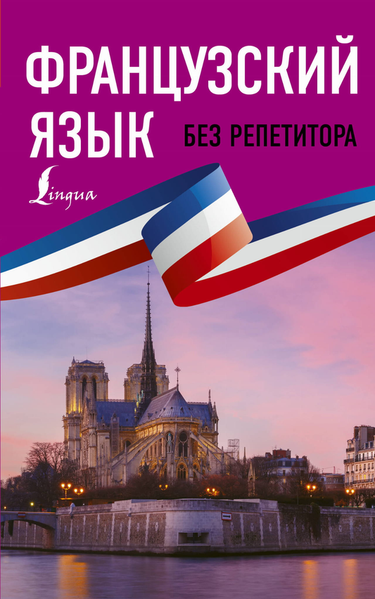 Обложка книги «Французский язык без репетитора» от SOVABOOKS, учебник для самостоятельного изучения французского языка.