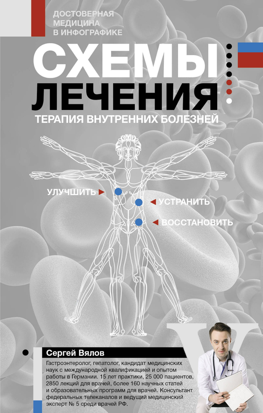 Обложка книги "Схемы лечения. Терапия внутренних болезней" от Sovabooks, медицинская литература по терапии внутренних заболеваний