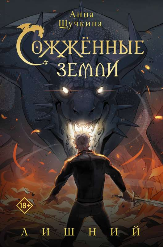 Обложка книги "Сожженные земли. Лишний" — фантастический роман от Sovabooks, изображение с темным фоном и титулом.