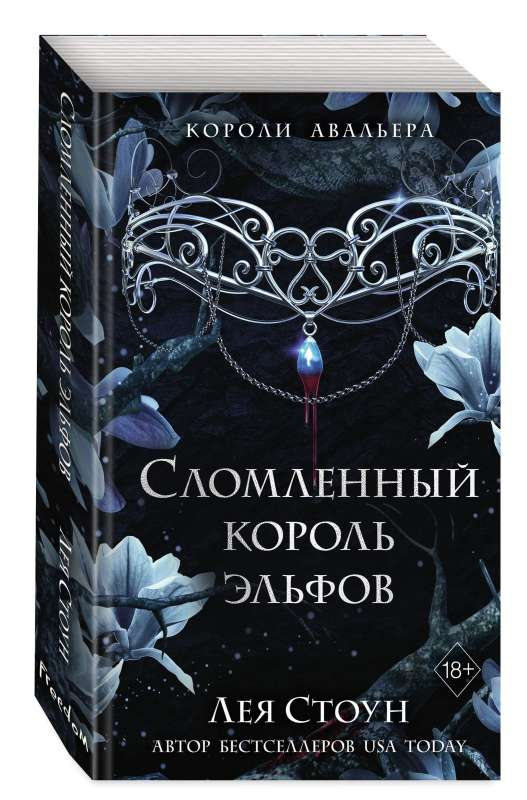 Обломленный король эльфов из книги Sovabooks, изображение на обложке фантастического романа с эльфийским героем.