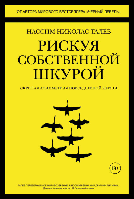 Обложка книги "Рискуя собственной шкурой. Скрытая асимметрия повседневной жизни" от Sovabooks, нон-фикшн по саморазвитию