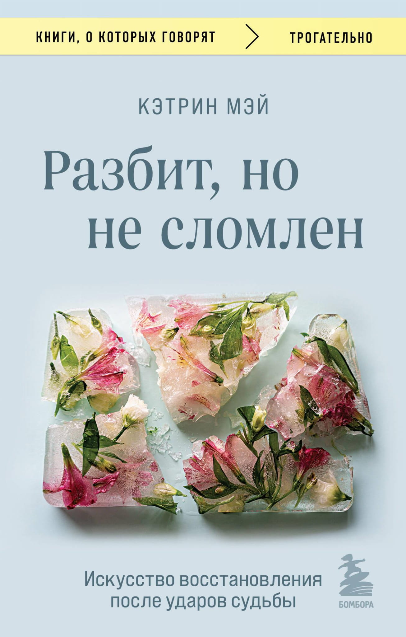 Обложка книги "Разбит, но не сломлен" от Sovabooks, психологическая литература о преодолении жизненных трудностей.