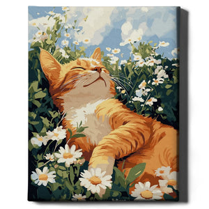 Картина по номерам девочка с рыбой, набор для творчества Sovabooks, художественный комплект для рисования и рукоделия