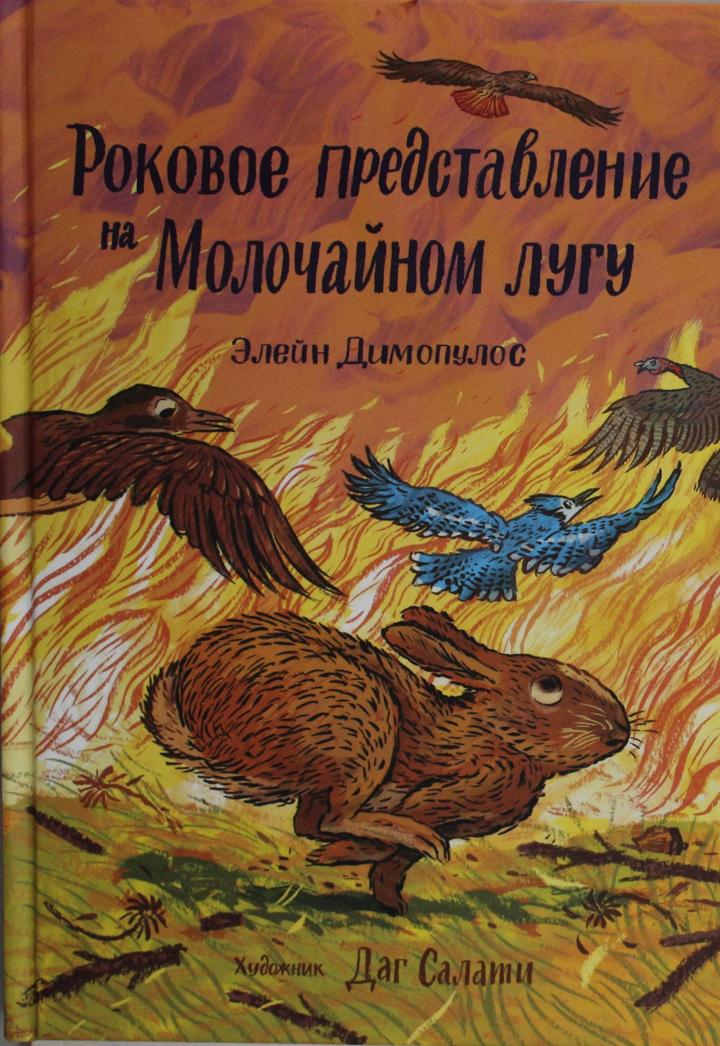 Детская книга "Роковое представление на Молочайном лугу" от Sovabooks, иллюстрация на обложке, яркая и красочная.