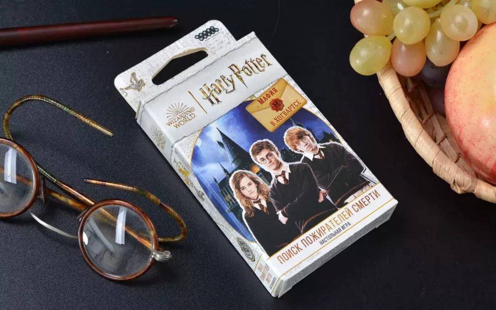 Настольная игра "Гарри Поттер: Поиск пожирателей смерти" от Sovabooks, семейная игра для фанатов Гарри Поттера.