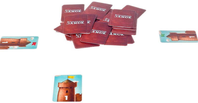 Настольная игра Королевский замок от Sovabooks, изображение коробки с ярким дизайном для взрослых и пар.