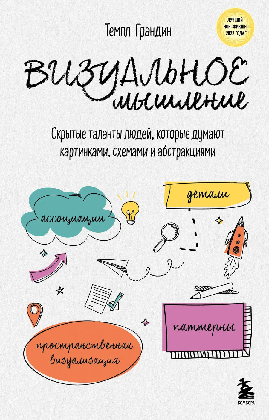 Инфографика книги "Визуальное мышление" Sovabooks о скрытых талантах людей, думающих картинками и схемами.