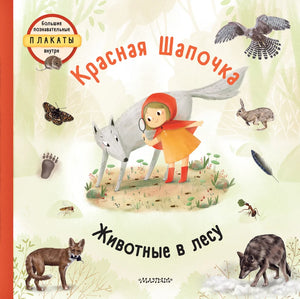 Роскошная красная шапочка из детской книги "Красная шапочка" автора Седлачкова Я, изображение обложки книги.