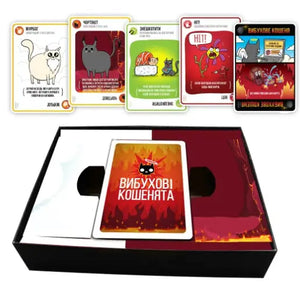 Настільна гра "Вибухові кошенята: Добро і Зло"