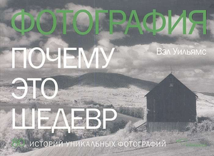 Обложка книги "Почему это шедевр" Уильямс В, издание Sovabooks о 80 уникальных фотографиях и искусстве.