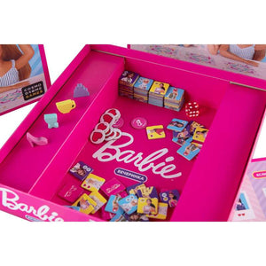 Настольная игра Barbie Вечеринка от Sovabooks с яркими карточками и игровым полем для веселых вечеринок и развлечений