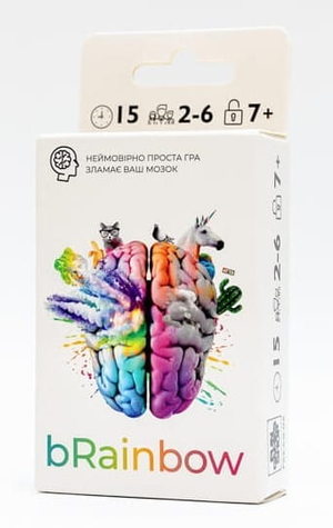 Настольная игра bRainbow для детей от Sovabooks, яркая и увлекательная настольная игра для развития логики и внимания.