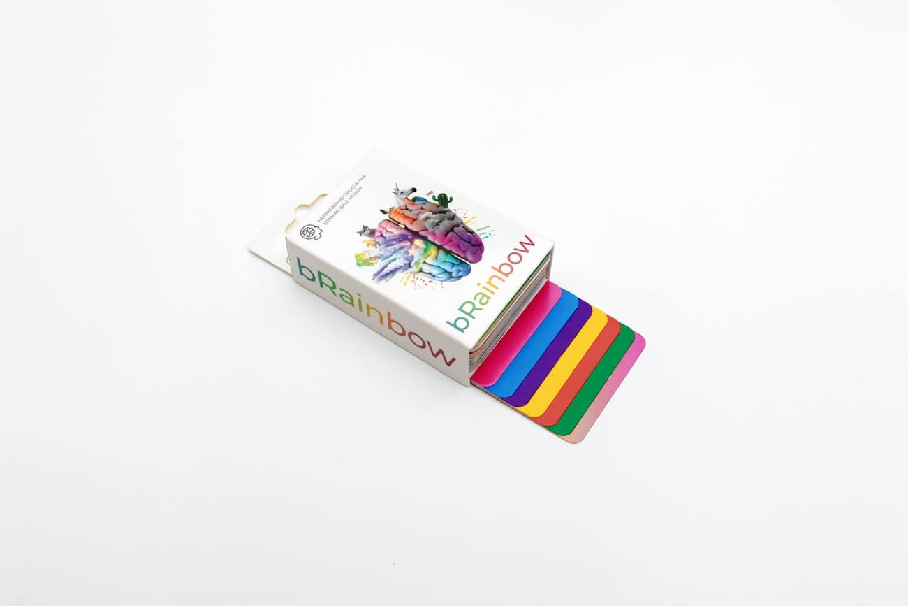 Настольная игра bRainbow для детей от SOVABOOKS, яркая и развивающая игра для малышей и семейного досуга