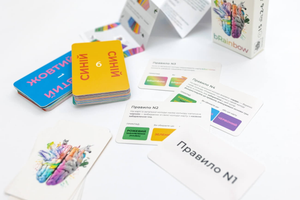 Настільна гра bRainbow для дітей, ігри настільні від Sovabooks, яскрава та цікава гра для молодших гравців