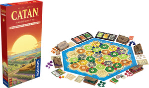 Настольная игра CATAN для 5-6 игроков, стратегия и развитие, от Sovabooks, изображение коробки и элементов игры