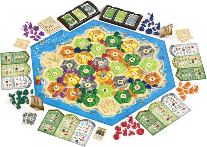 Настольная игра CATAN. Міста й лицарі — стратегическая игра для 5–6 игроков в формате настольных игр от Sovabooks.