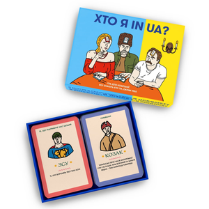 Настольная игра для компании "Хто я in UA?" от Sovabooks, веселая командная игра для вечеринок и дружеских посиделок