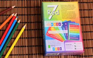 Настольная игра Red 7 от Sovabooks, яркая коробка с игрой для вечеринок и развлечений для компании