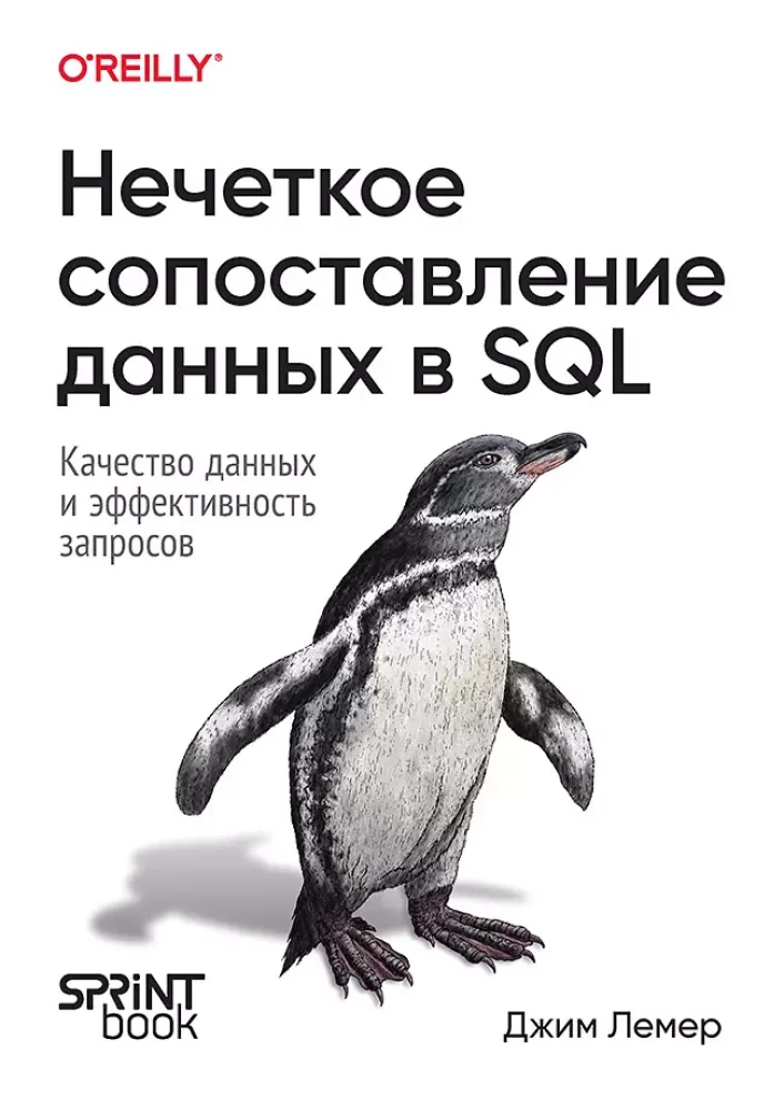 Книга "Нечеткое сопоставление данных в SQL" Джим Лемер, российская книга по программированию и базам данных, изображение обложки