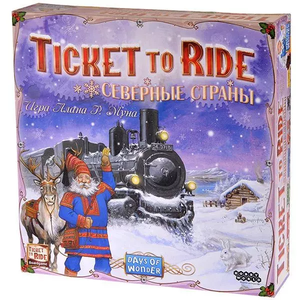 Настольная игра Ticket to Ride: Северные страны от Sovabooks, стратегическая игра на доске с картой северных стран.