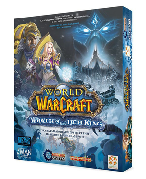 Настольная игра Пандемия: World of Warcraft от Sovabooks, изображение коробки и игрового компонента.