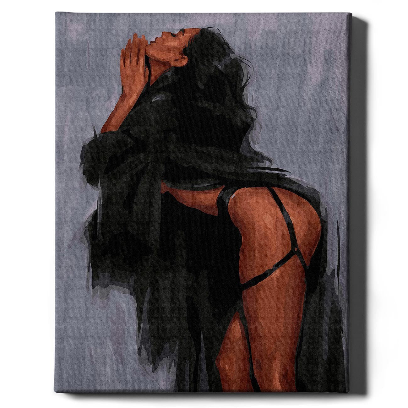 Картина по номерам Девушка в рубашке