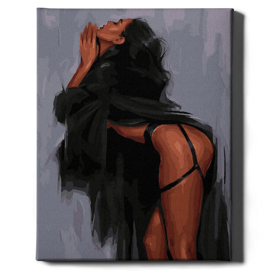 Картина по номерам Девушка в рубашке