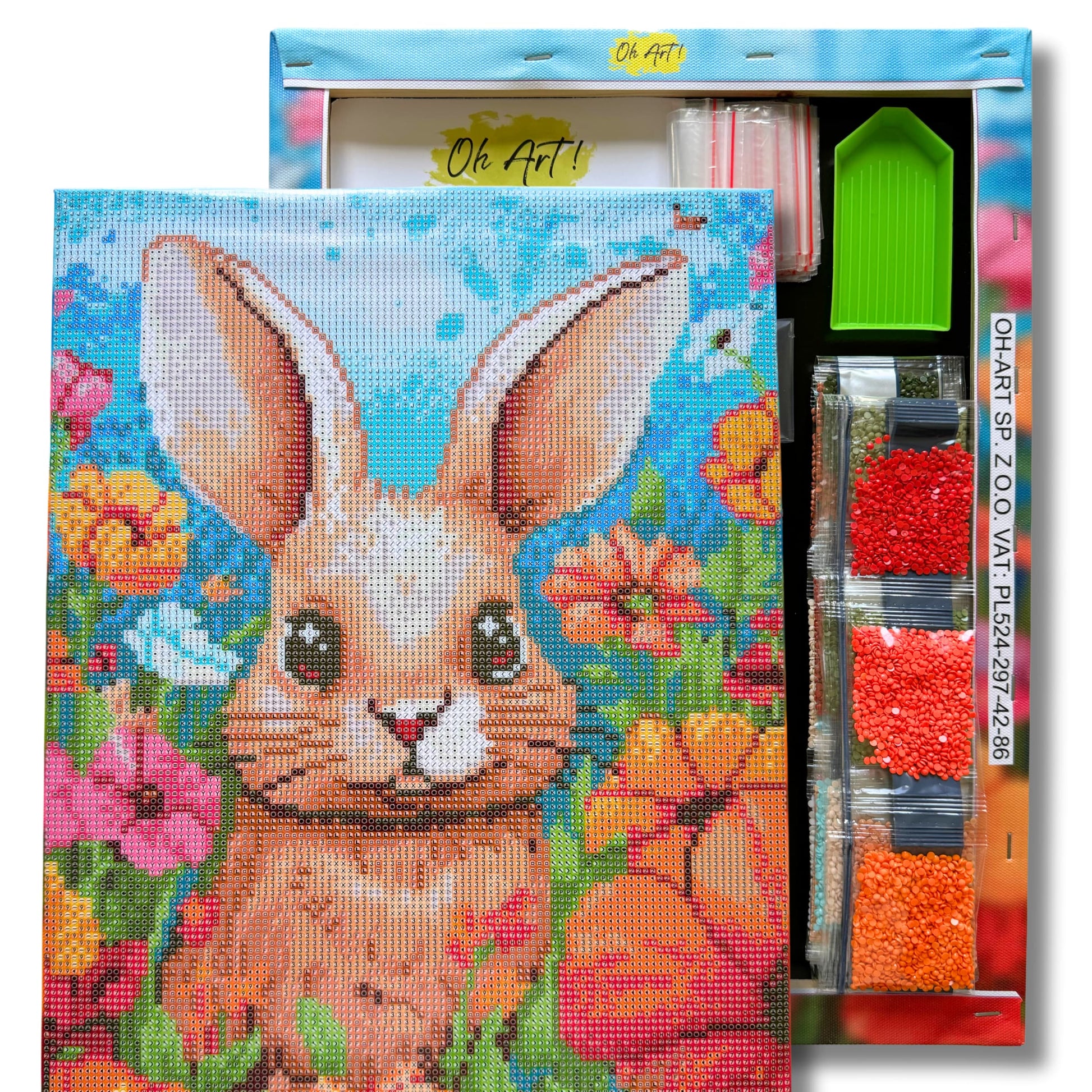 Алмазная мозаика Снеговик и новогодняя елка (30х40)