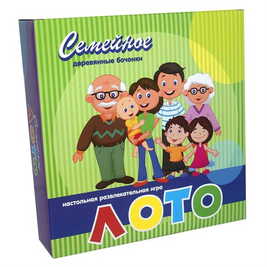 Книга Лото Семейное деревянные бочонки - nan | SOVABOOKS