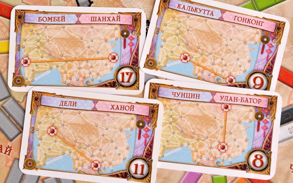 Ticket to Ride: Азия (на русском) ДОПОЛНЕНИЕ