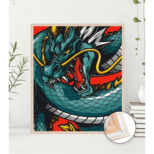 Картина по Номерам Королевский дракон