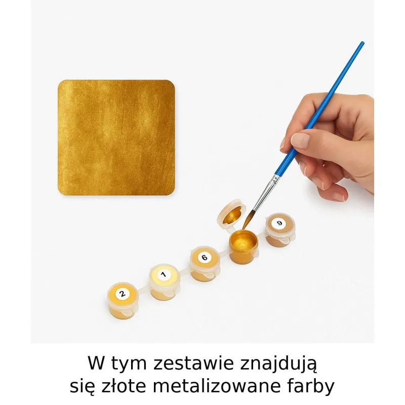 Картина по номерам Золотые слезы (Золотая краска)