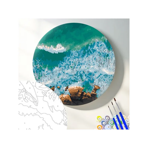 Книга Круглая картина по номерам Океан - nan | SOVABOOKS