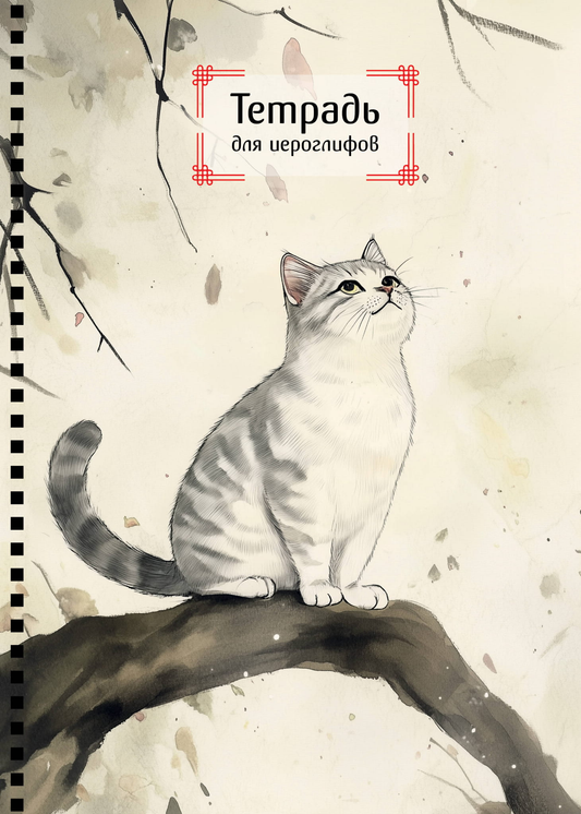 Книга Тетрадь для иероглифов на пружине - - | SOVABOOKS