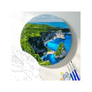 Книга Круглая картина по номерам вид сверху - nan | SOVABOOKS