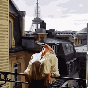 Книга Картина по номерам Девушка на балконе - nan | SOVABOOKS