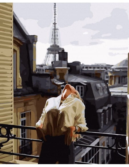 Книга Картина по номерам Девушка на балконе - nan | SOVABOOKS