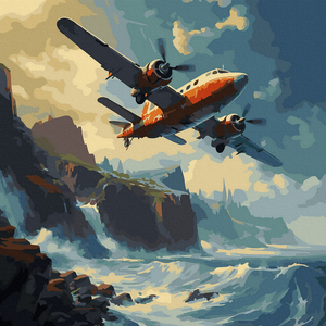 Книга Картина по номерам Самолет - nan | SOVABOOKS