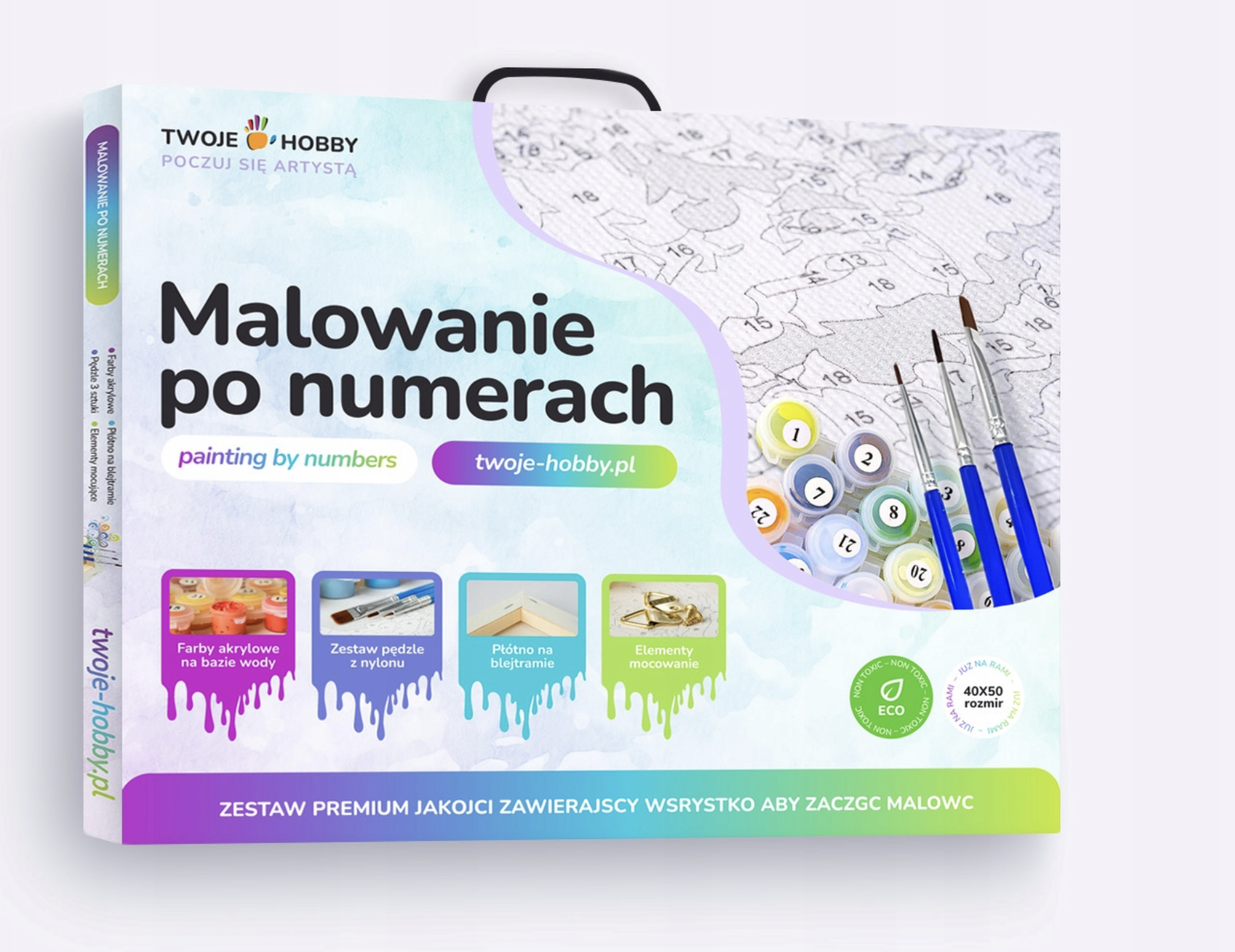 Круглая картина по номерам Любовь