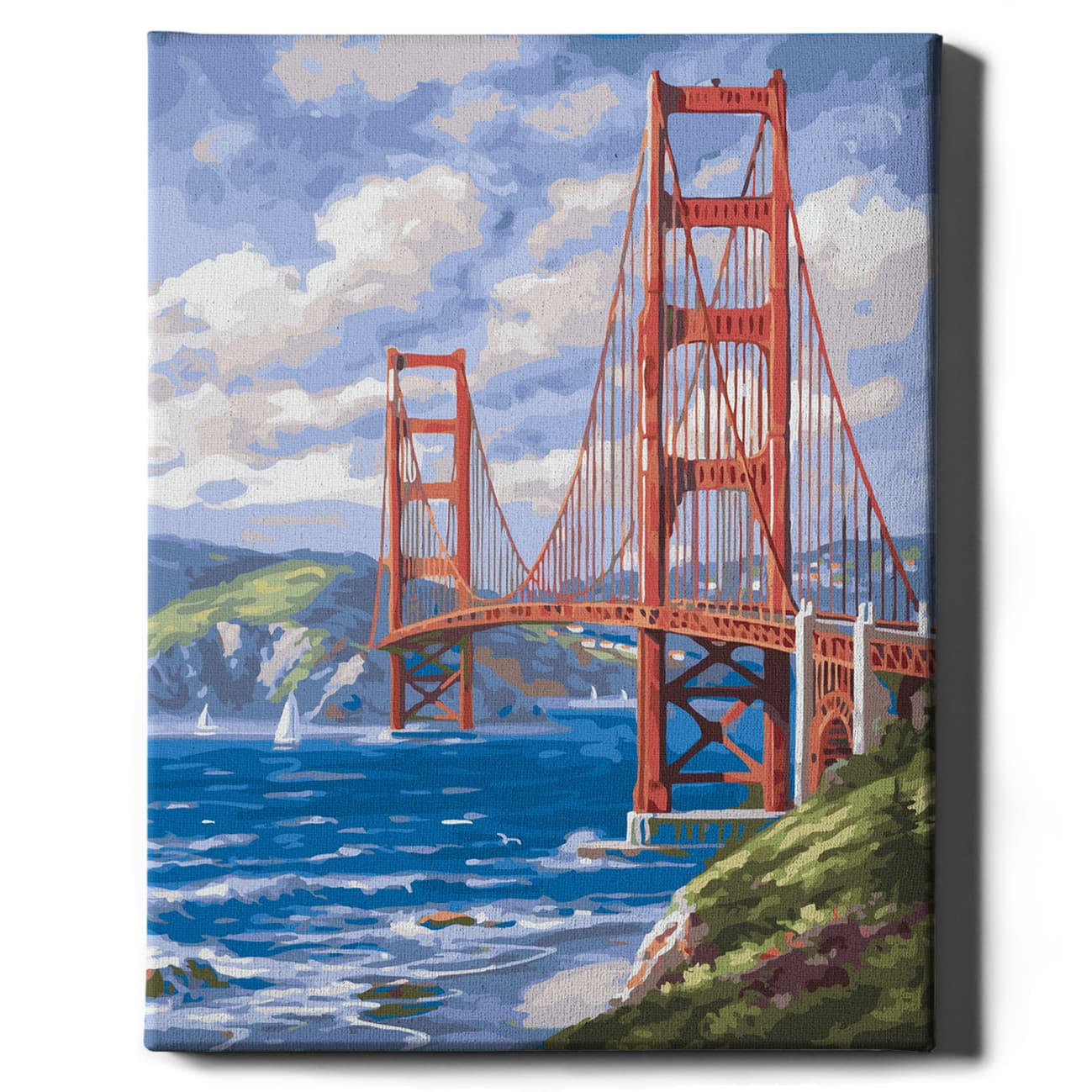 Книга Картина по номерам Мост в Калифорнии - nan | SOVABOOKS