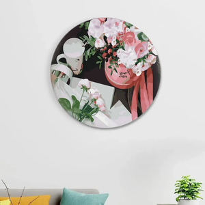 Круглая картина по номерам Доброе утро