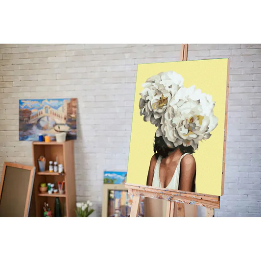 Картина по Номерам Желтые пионы