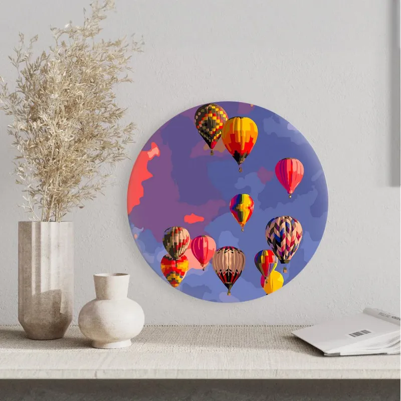 Круглая картина по номерам Кападокия