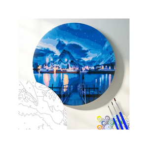 Книга Круглая картина по номерам Завораживающая ночь - nan | SOVABOOKS