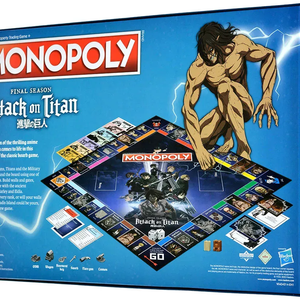 Монополия. Атака Титанов (на английском) Monopoly. Attack on Titan. The Final Season (English version)